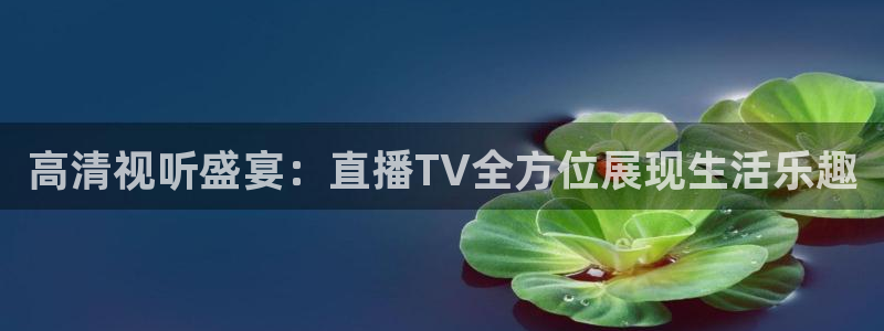 蓝鲸鱼体育直播：高清视听盛宴：直播TV全方位展现生活乐趣