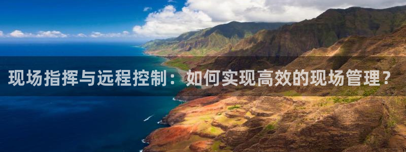 蓝鲸直播app官方：现场指挥与远程控制：如何实现高效的现场管理？